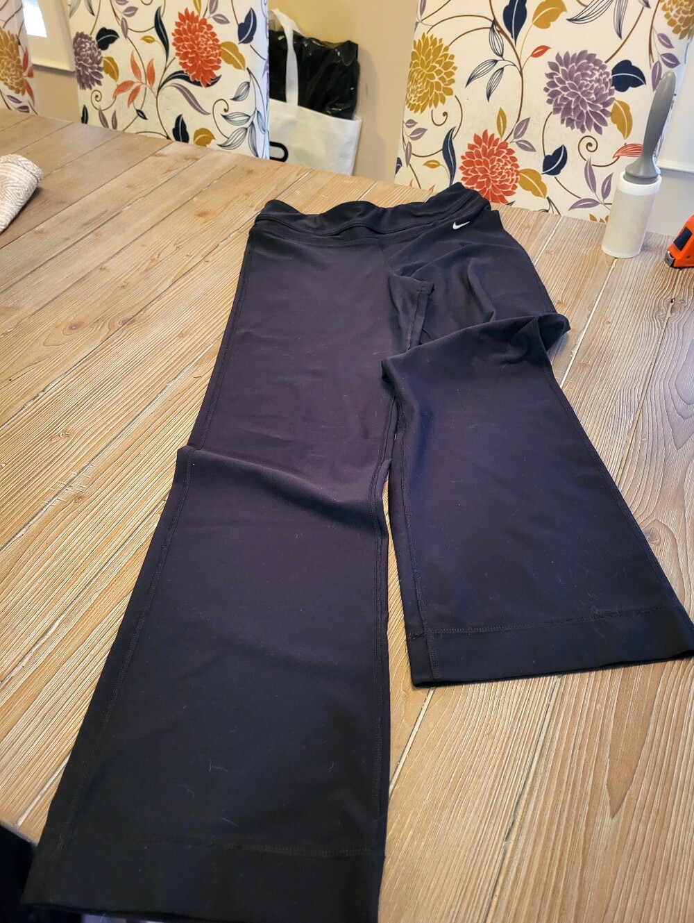 Nike Dri Fit Ladies Black Active Flare Leggings